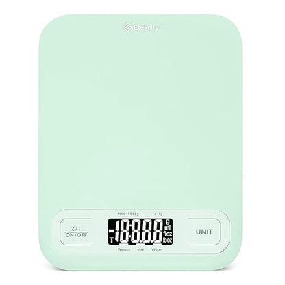 Etekcity Food Kitchen Scale, Digital Grams and Ounces for Weight Loss, Baking, Cooking, Keto and Meal Prep, LCD Display, Medium, 304 Stainless Steel