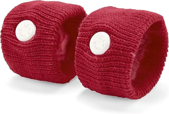 Sea-band Anti-Nausea Acupressure Wristband for Motion & Morning Sickness, 1 Pair, Black